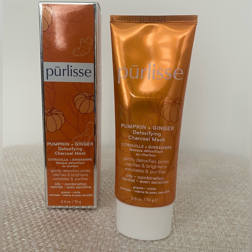 Purlisse Pumpkin and Ginger Charcoal Mask